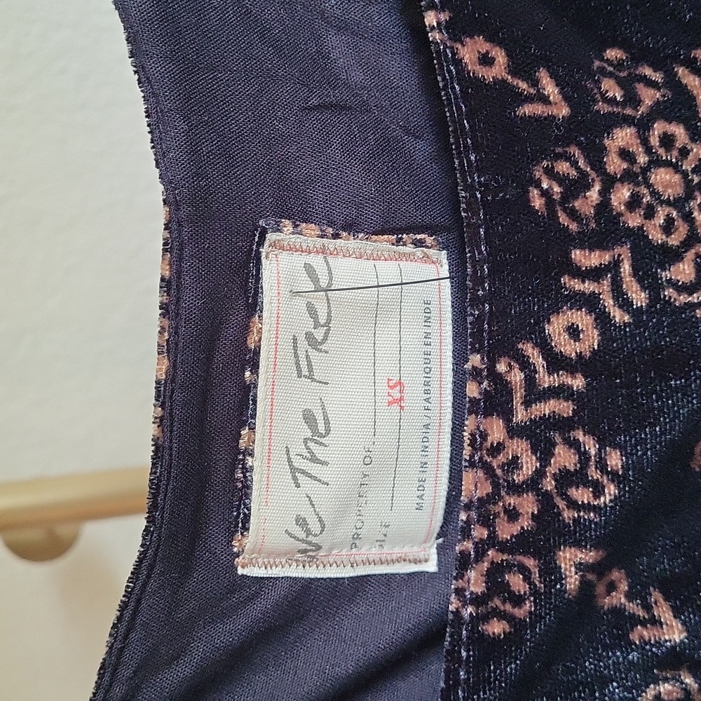 NWT We The Free Velvet Summer Camp Tunic SZ XS - Picture 7 of 12
